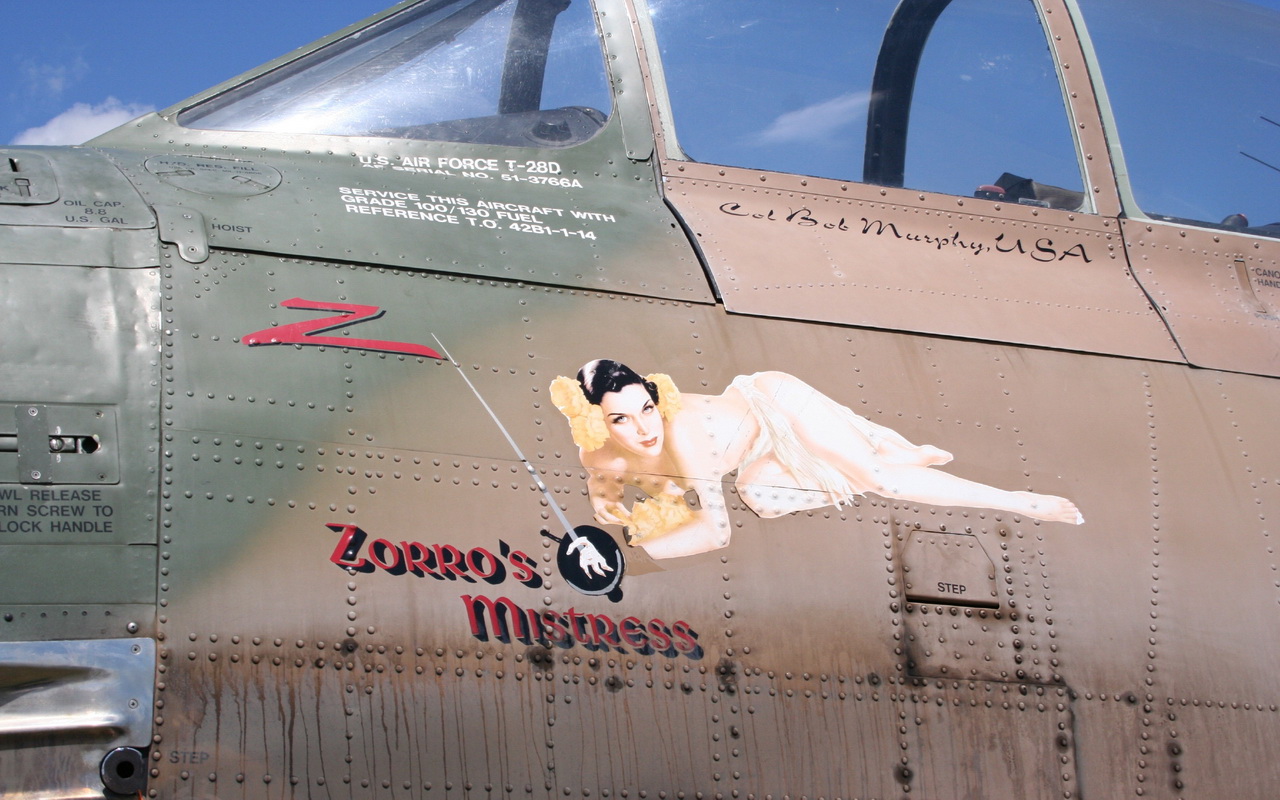 zorros mistress nose art